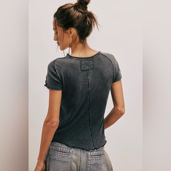 Free People We The Free Be My Baby Tee Small - Picture 2 of 6